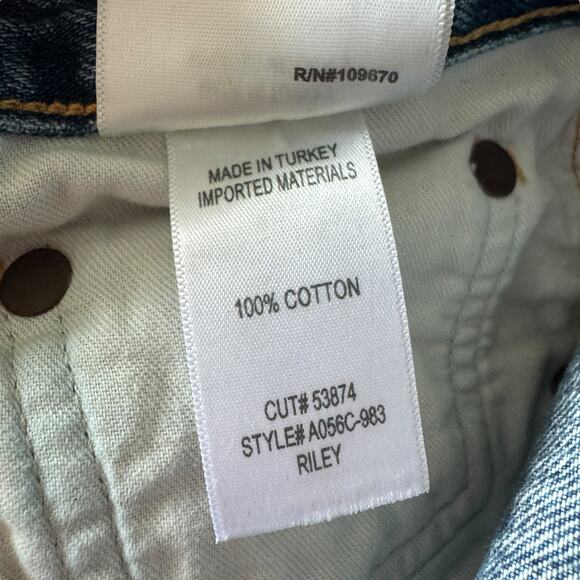 AGOLDE Riley High Rise Straight Crop Jean Frequency - Picture 7 of 10